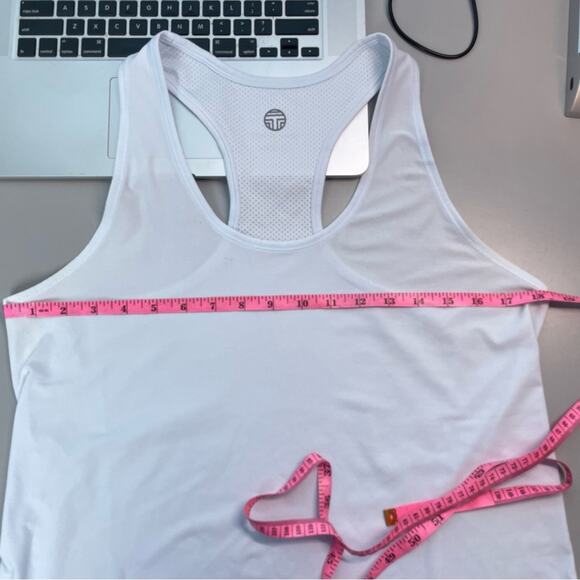 Tory Burch Tory Sport Light Blue Athletic Tank Top Small  Medium* - Picture 8 of 13
